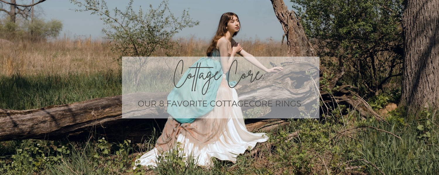 8 CottageCore Wedding Rings We're Swooning Over