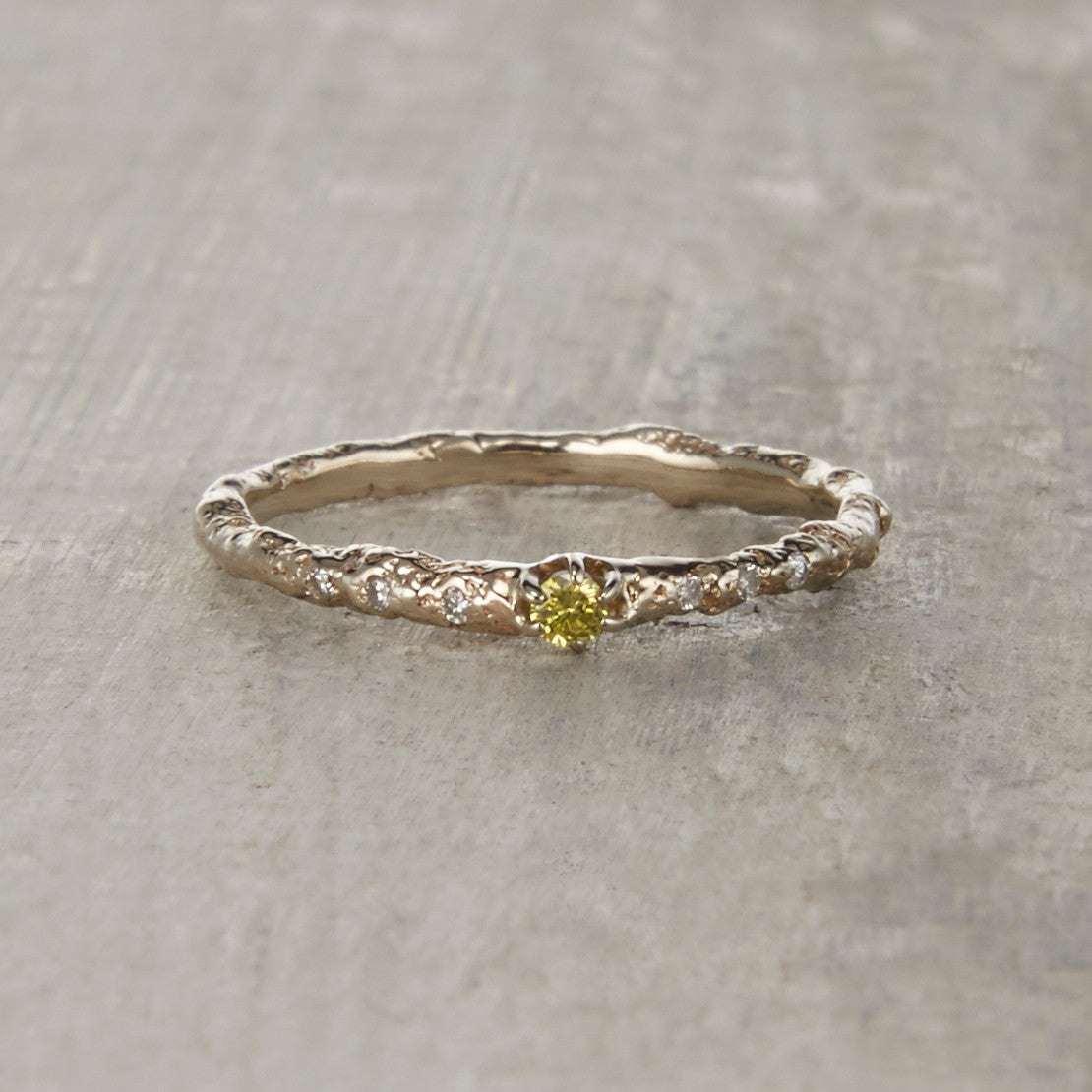 Lila Yellow Diamond Solitaire - Ready To Ship