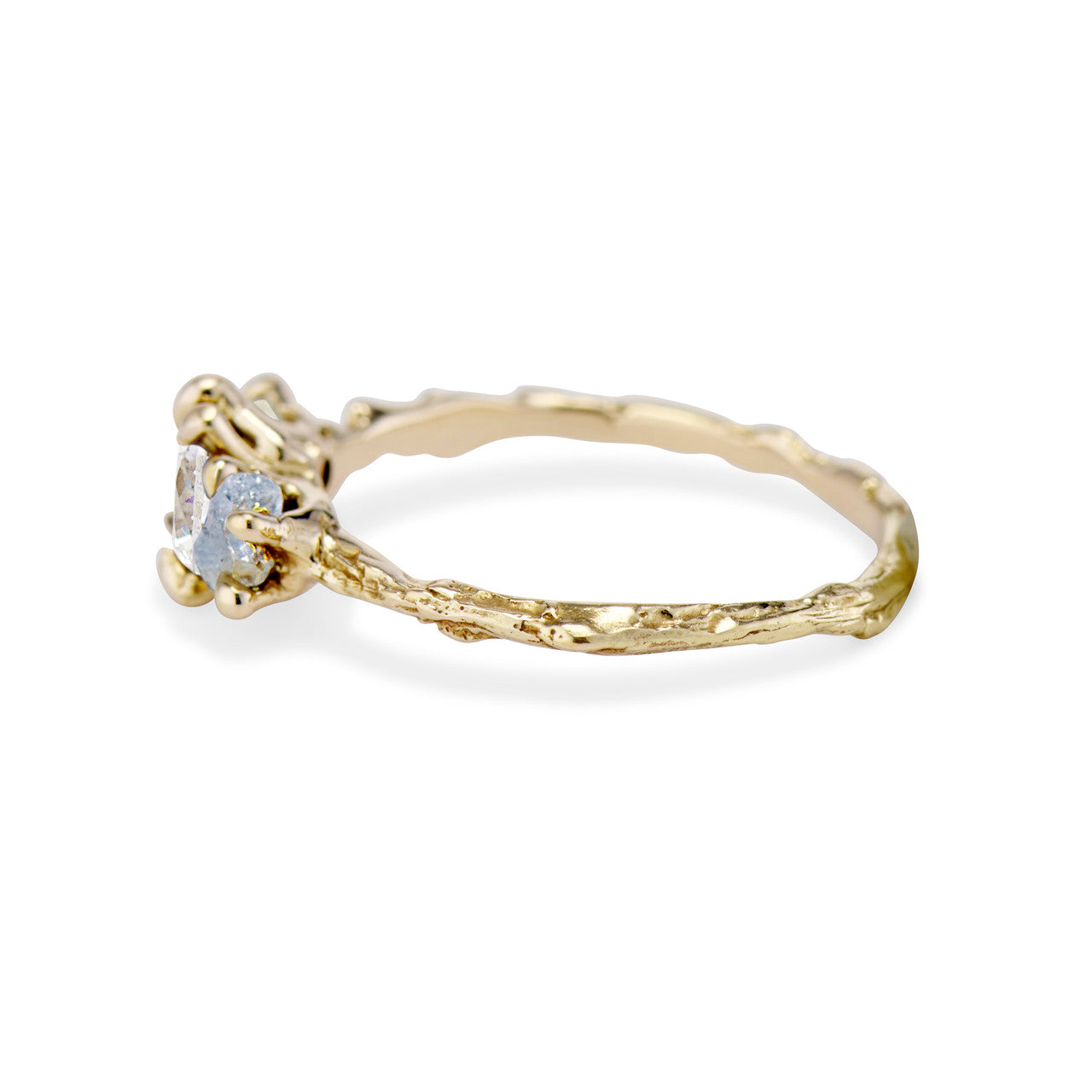 Naples Three Stone Setting