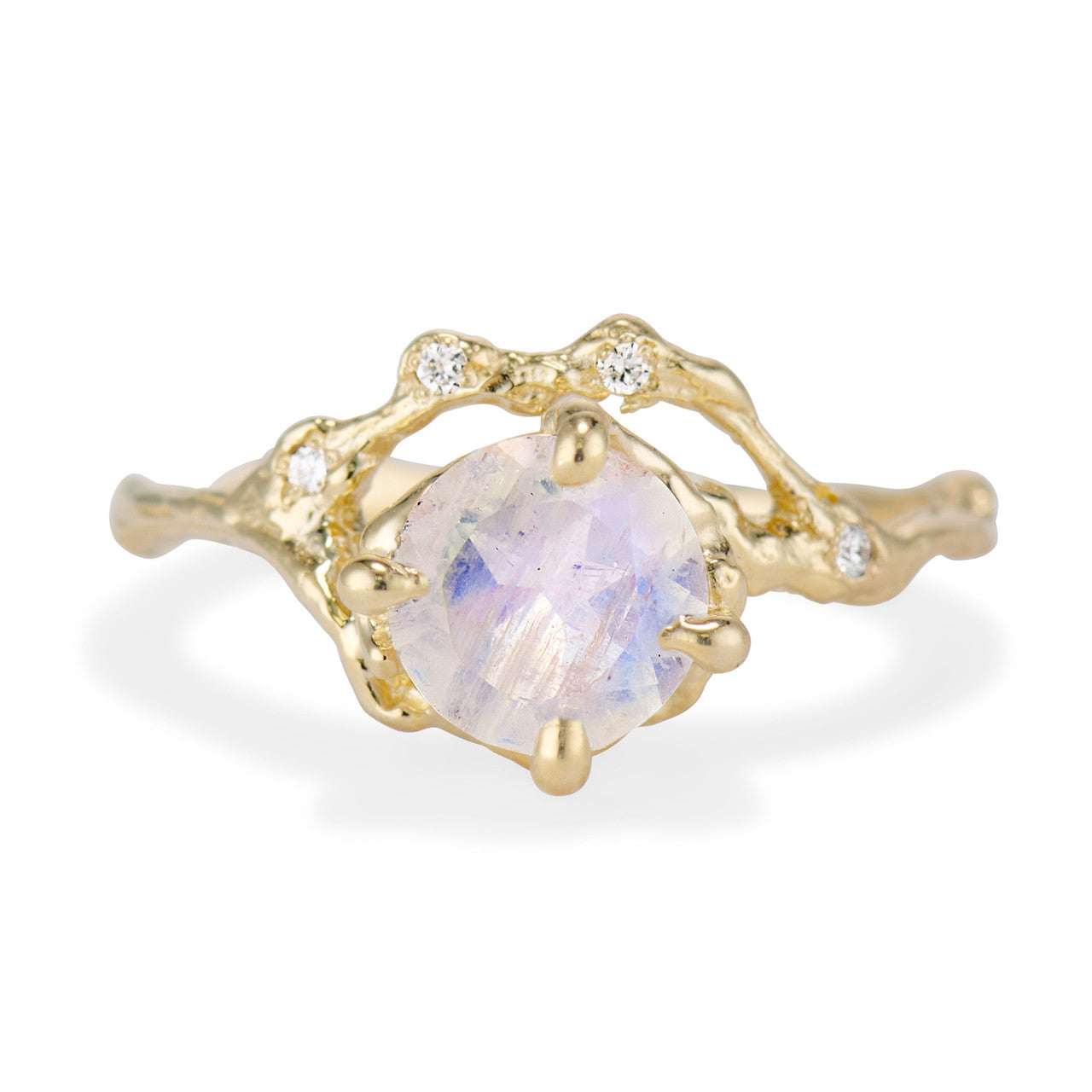 Payments 1-3 Naples Grande Moonstone Half Halo Ring