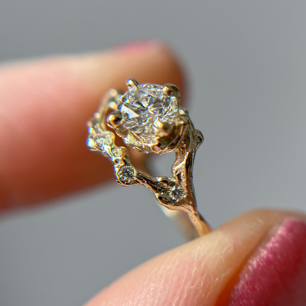 Demi Naples Diamond Half Halo