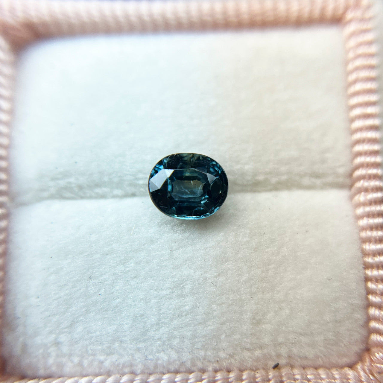 Oval Teal Blue Montana Sapphire