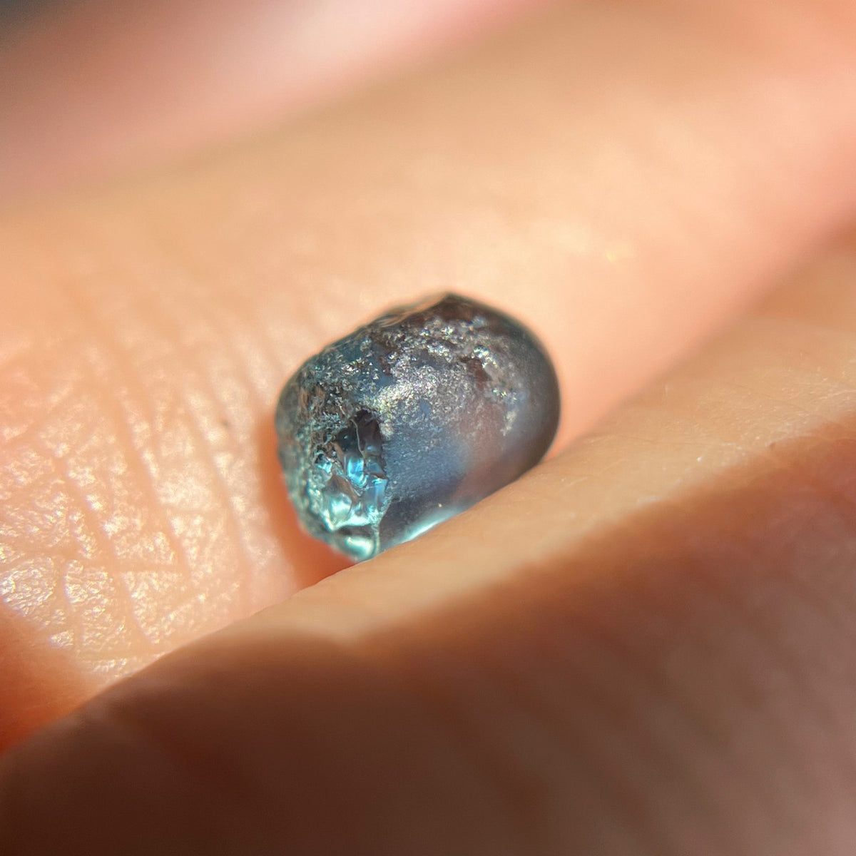 Rough Uncut Blue Green Montana Sapphire