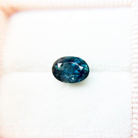 Oval Blue Teal Montana Sapphire