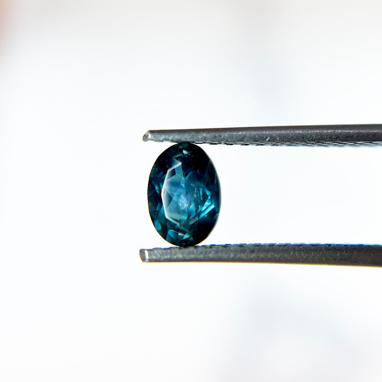 Oval Blue Teal Montana Sapphire