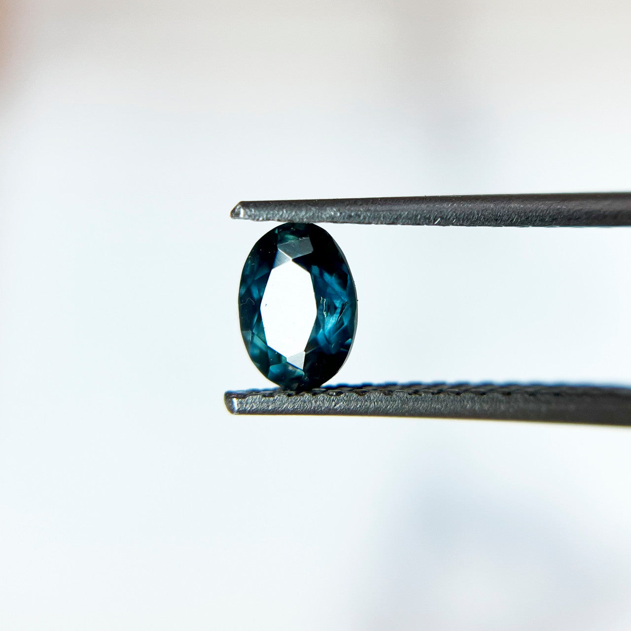 Oval Blue Teal Montana Sapphire