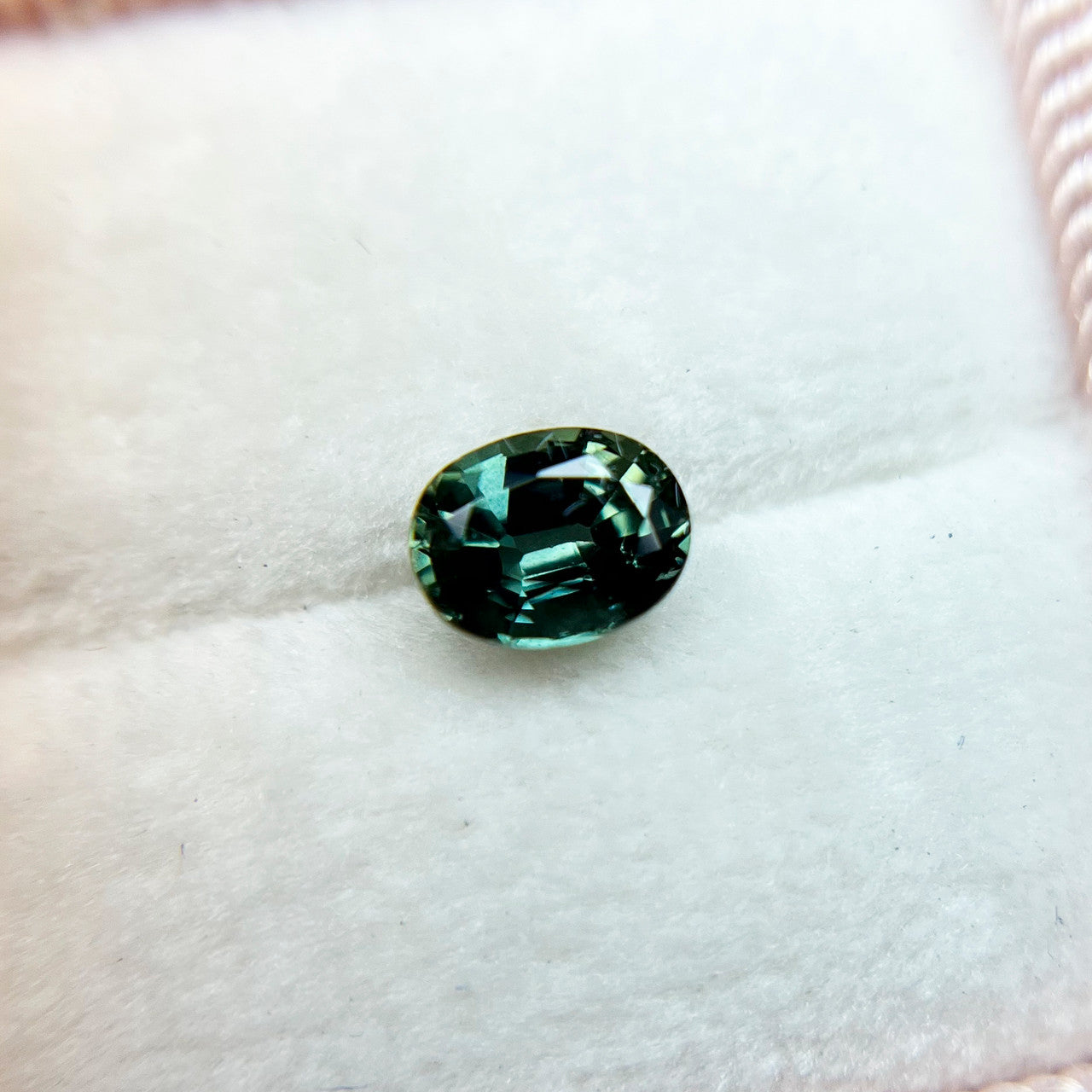 Oval Green Blue Montana Sapphire