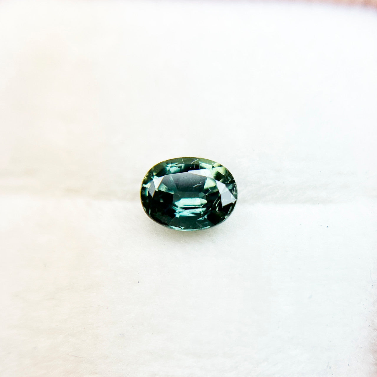 Oval Green Blue Montana Sapphire