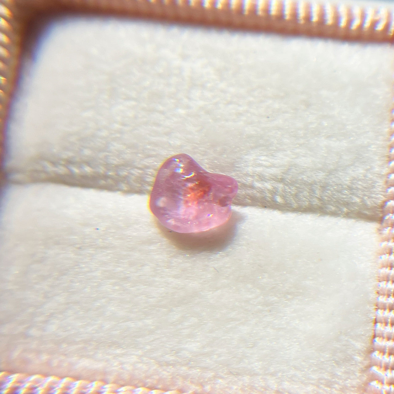 Rough Uncut Pink Orange Bicolor Montana Sapphire