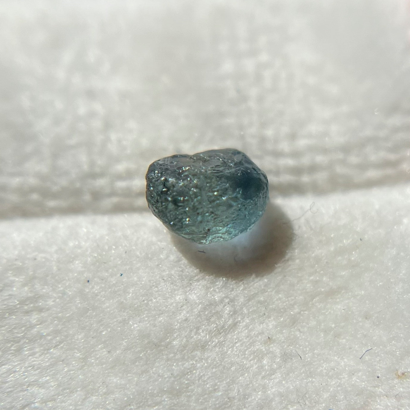 Rough Uncut Teal Blue Montana Sapphire