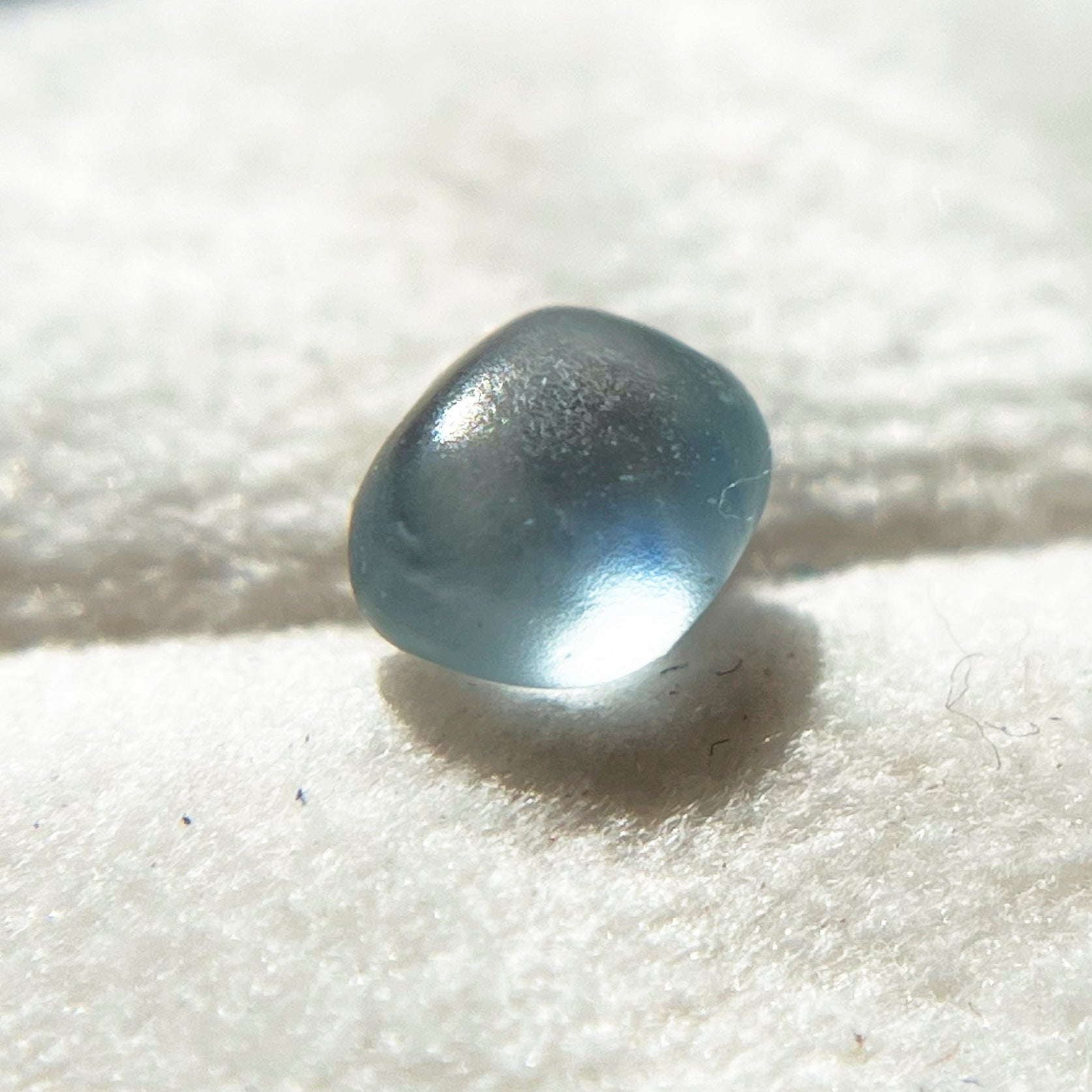 Rough Uncut Light Teal Blue Montana Sapphire