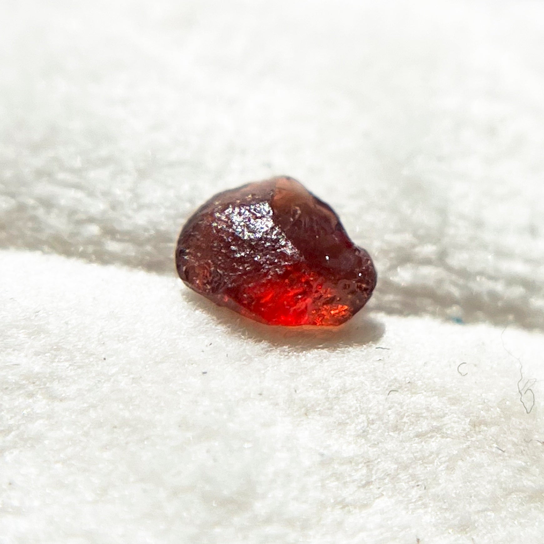 Rough Uncut Rust Red Montana Sapphire 1030