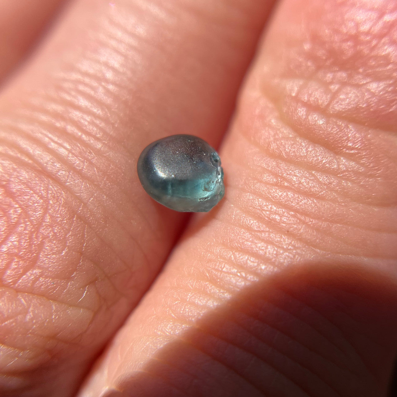 Rough Uncut Teal Blue Montana Sapphire