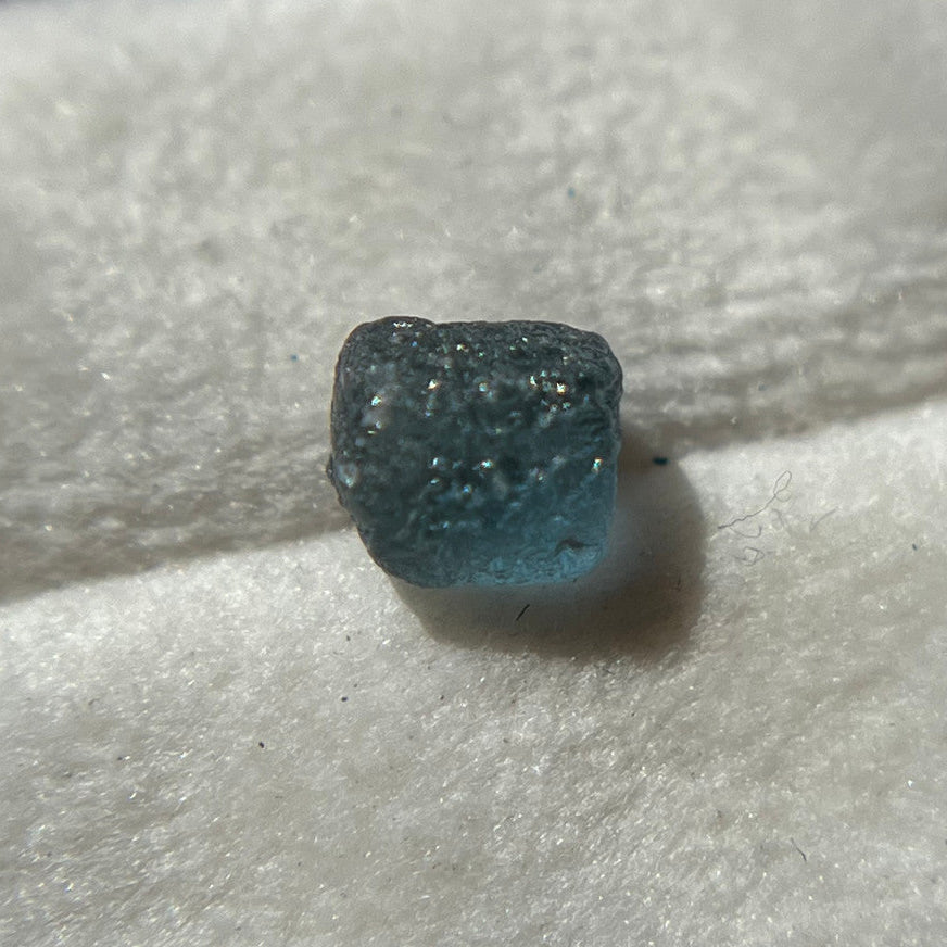 Rough Uncut Teal Blue Montana Sapphire