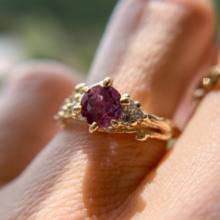Feyre Alexandrite Cluster Ring - Ready To Ship