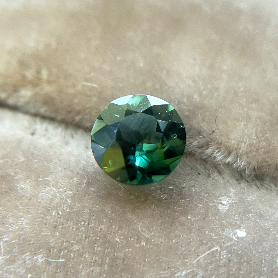 Deep Teal Green Montana Sapphire