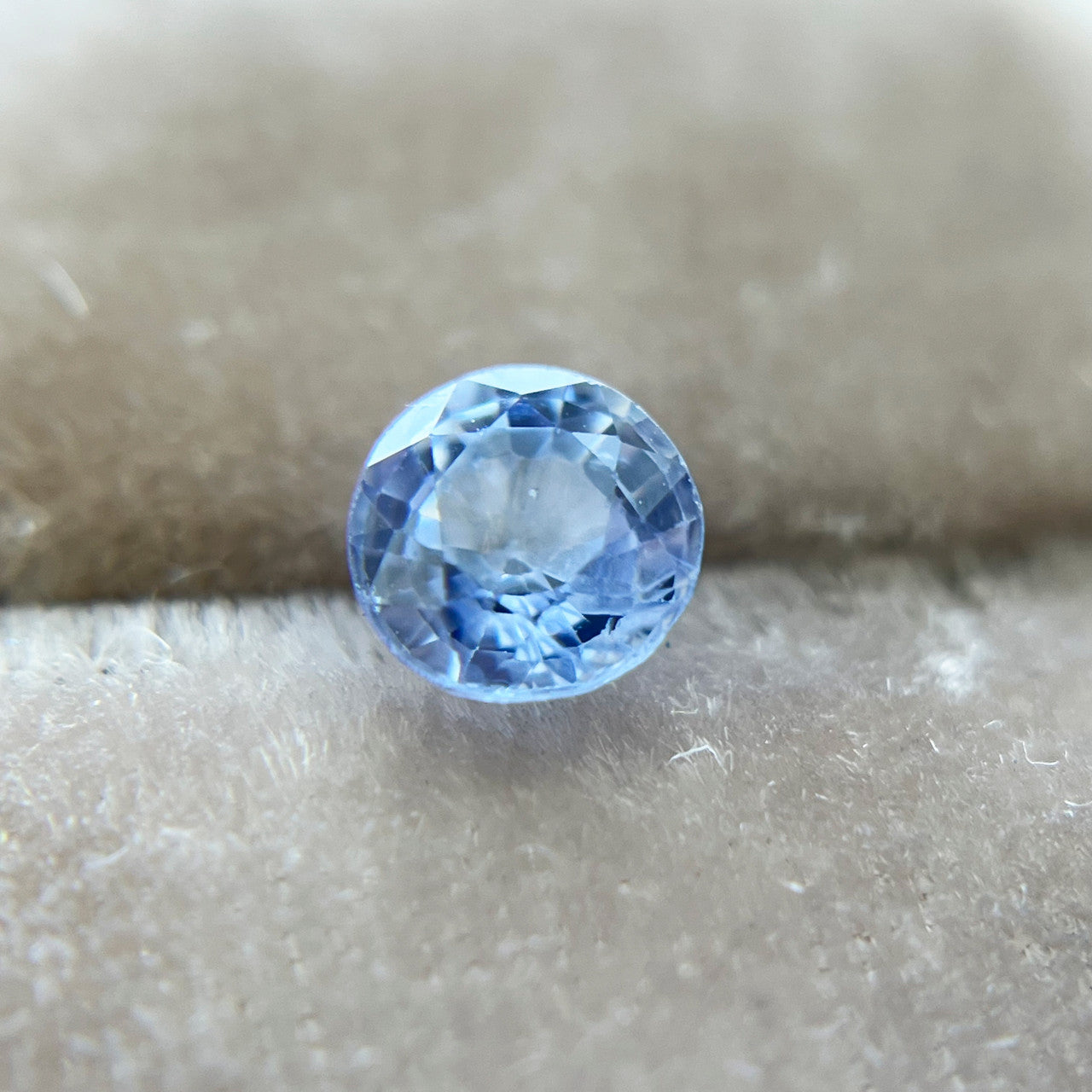 Glowing Violet Blue Sapphire