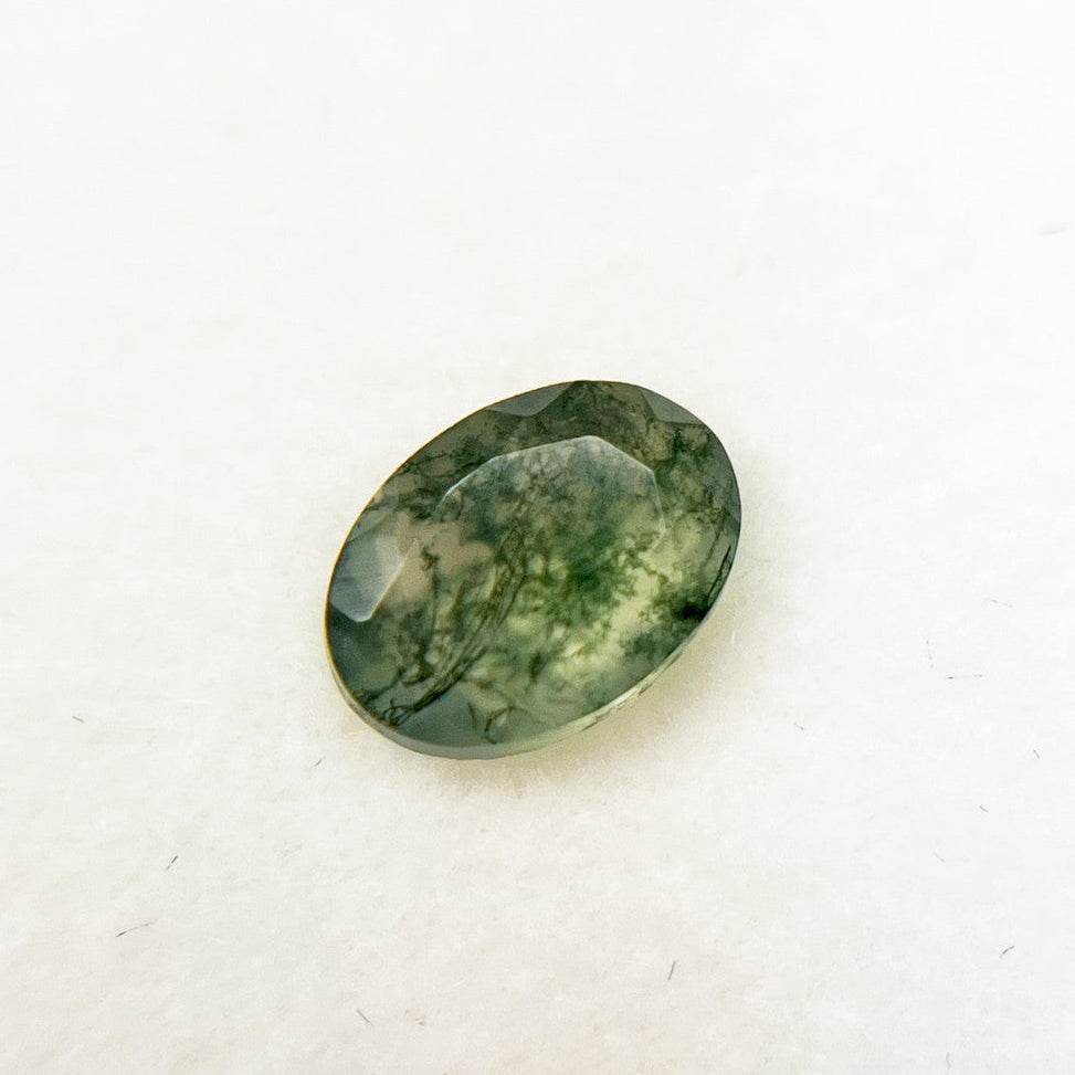 Oval Moss Agate