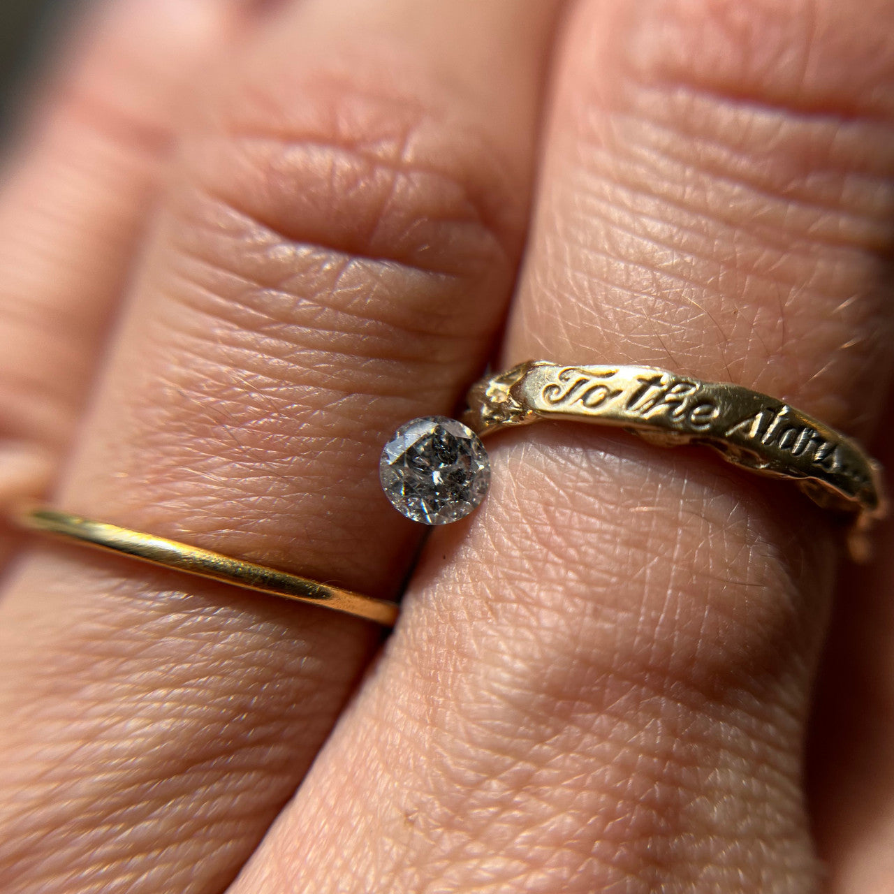 Reclaimed Salt & Pepper Diamond