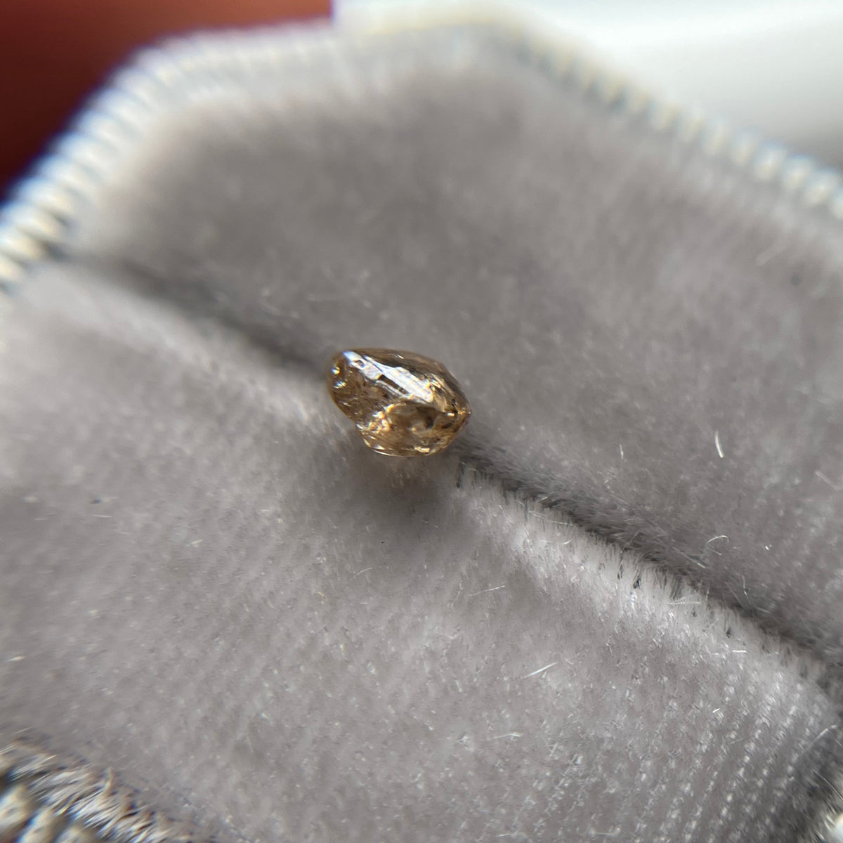 Rough Uncut Champagne Diamond