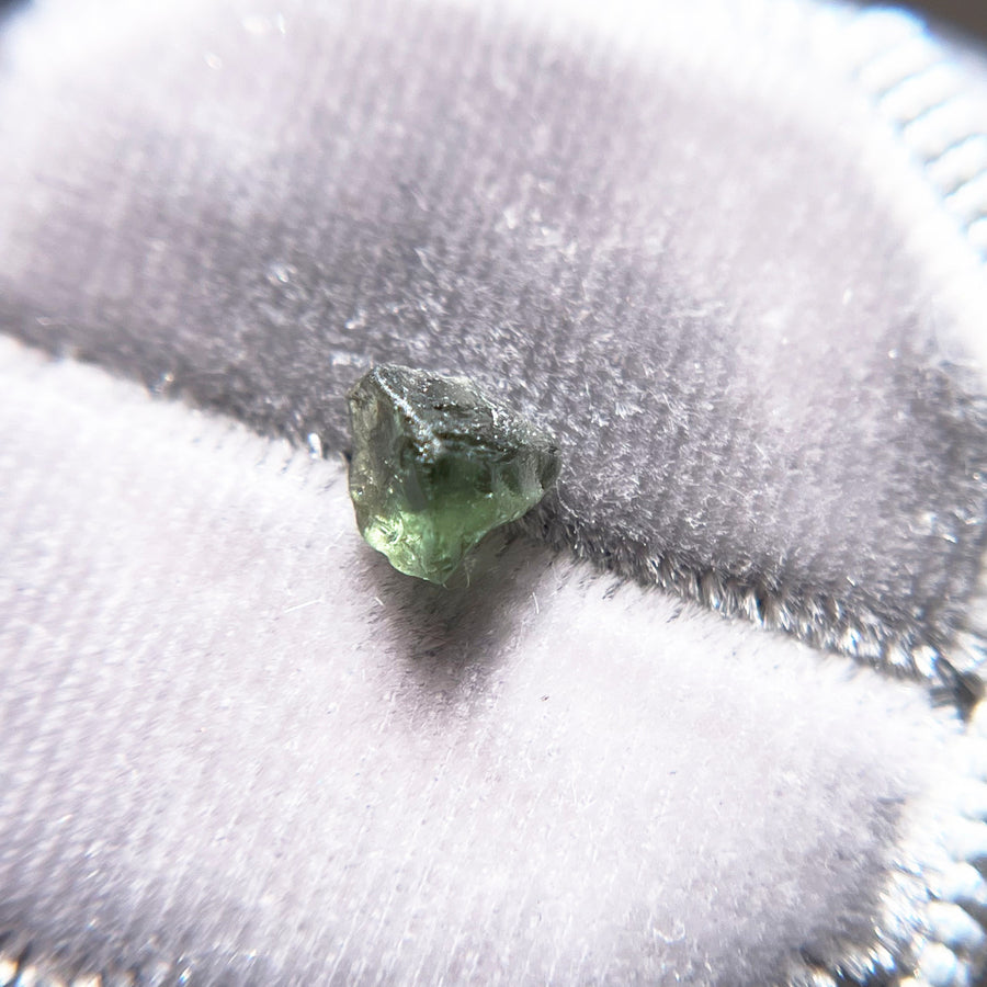 Rough Australian Blue Green Geometric Sapphire