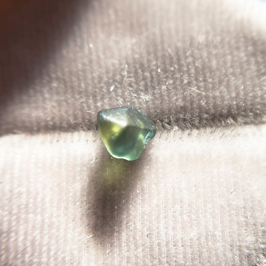 Rough Australian Bicolor Blue Green Sapphire
