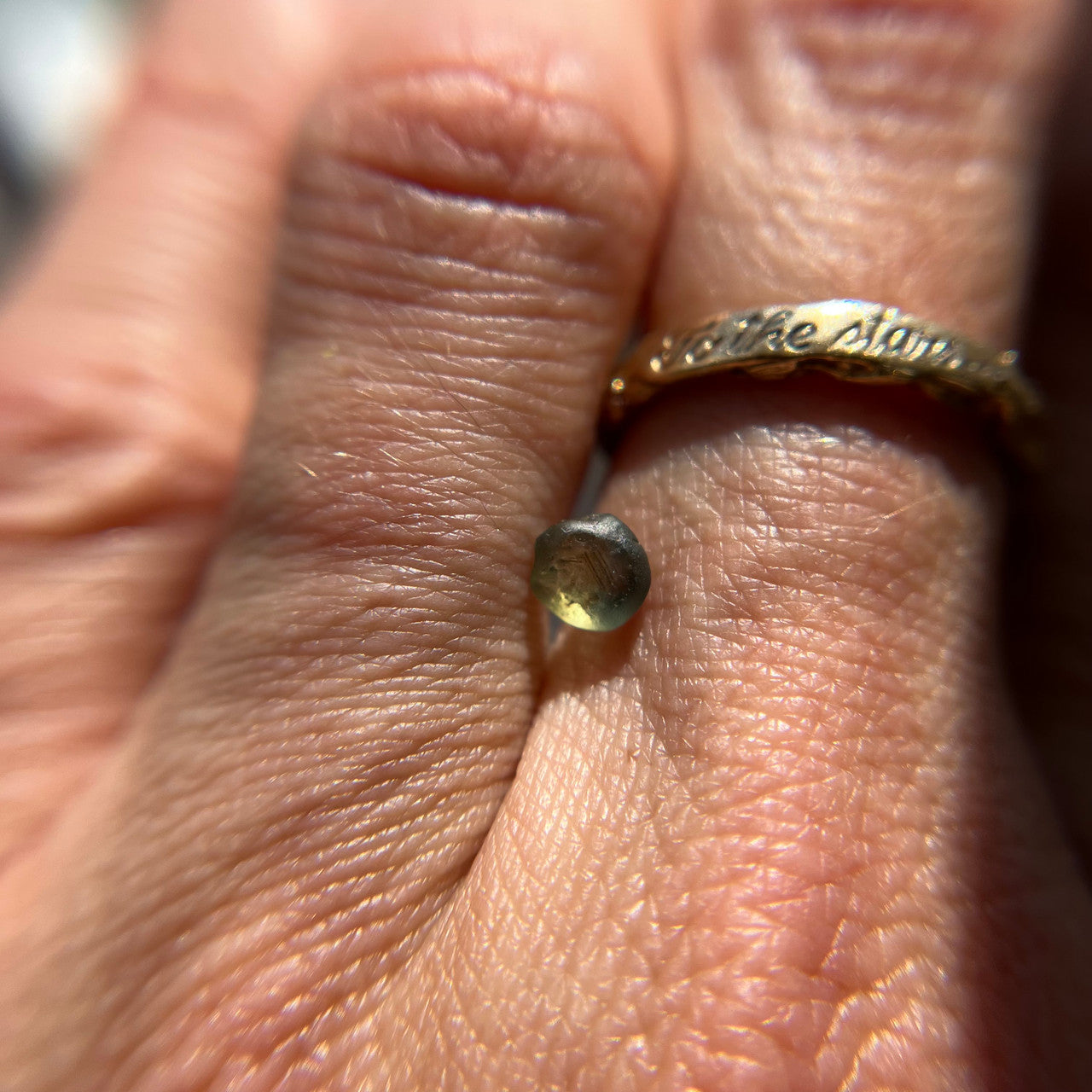 Rough Australian Bicolor Green Blue Sapphire