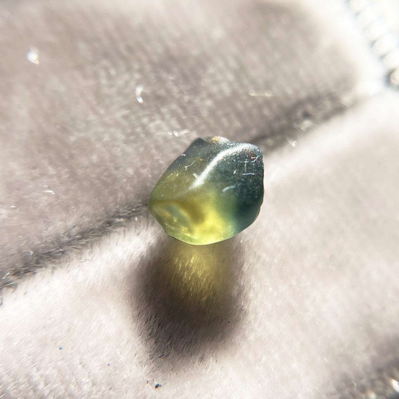 Rough Australian Parti Colour Green Blue Sapphire