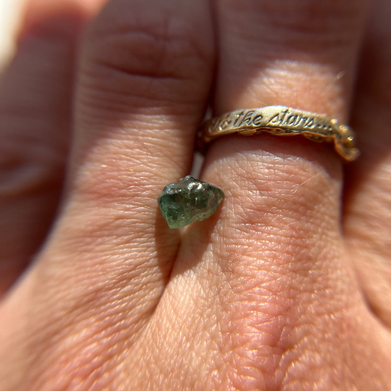 Rough Australian Teal Green Sapphire