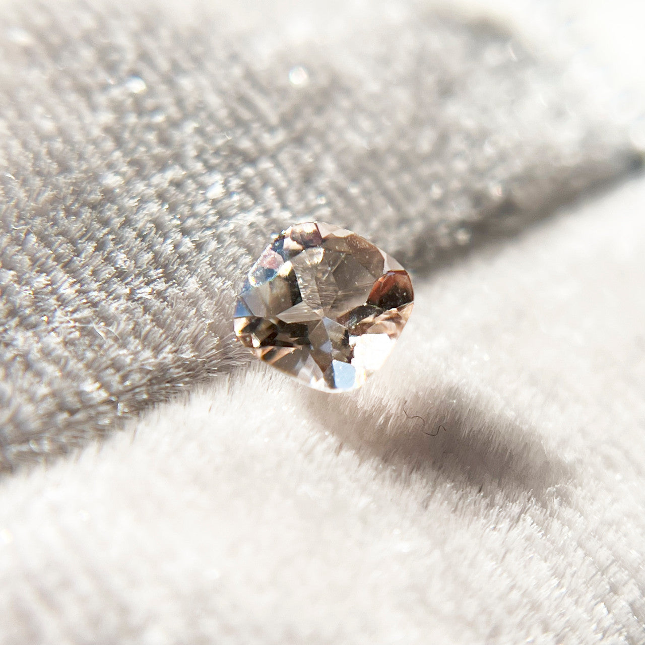 Pale Blush Cushion Cut Morganite
