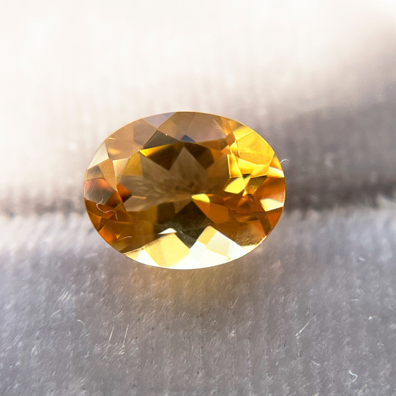 Bright Oval Cut Citrine