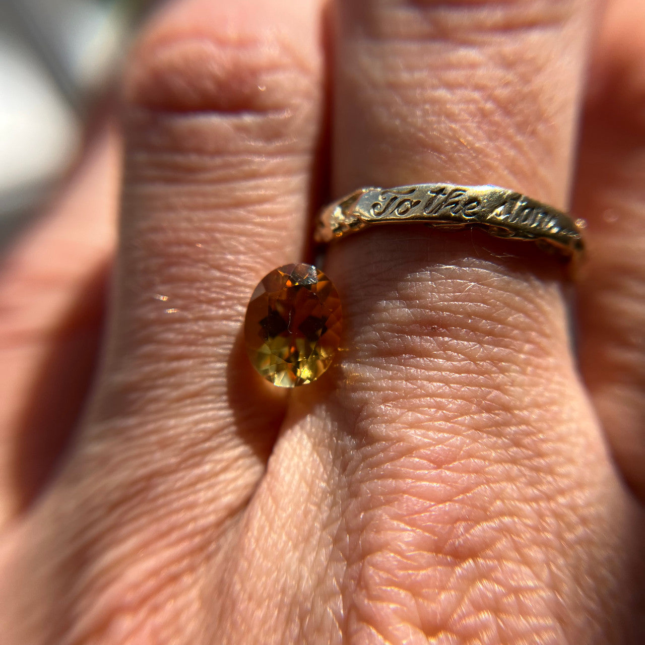 Bright Oval Cut Citrine