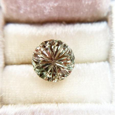 Bicolor Oregon Sunstone StarBrite™ Cut by John Dyer
