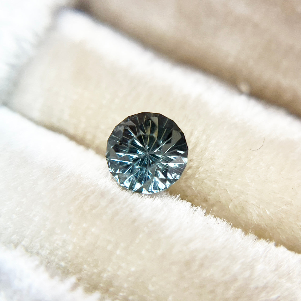 Parti Color Teal Sapphire StarBrite™ Cut by John Dyer