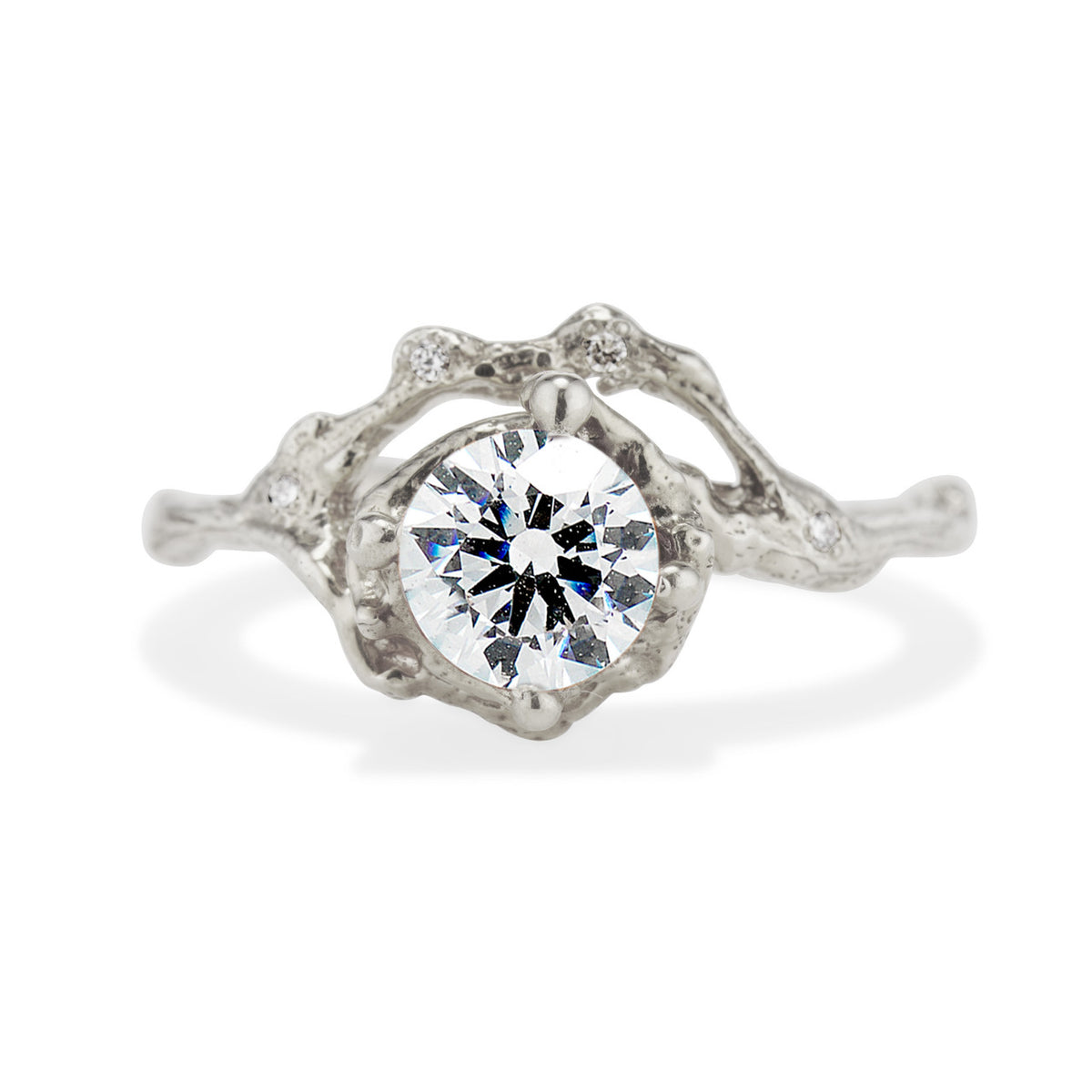 Naples Diamond Half Halo Ring