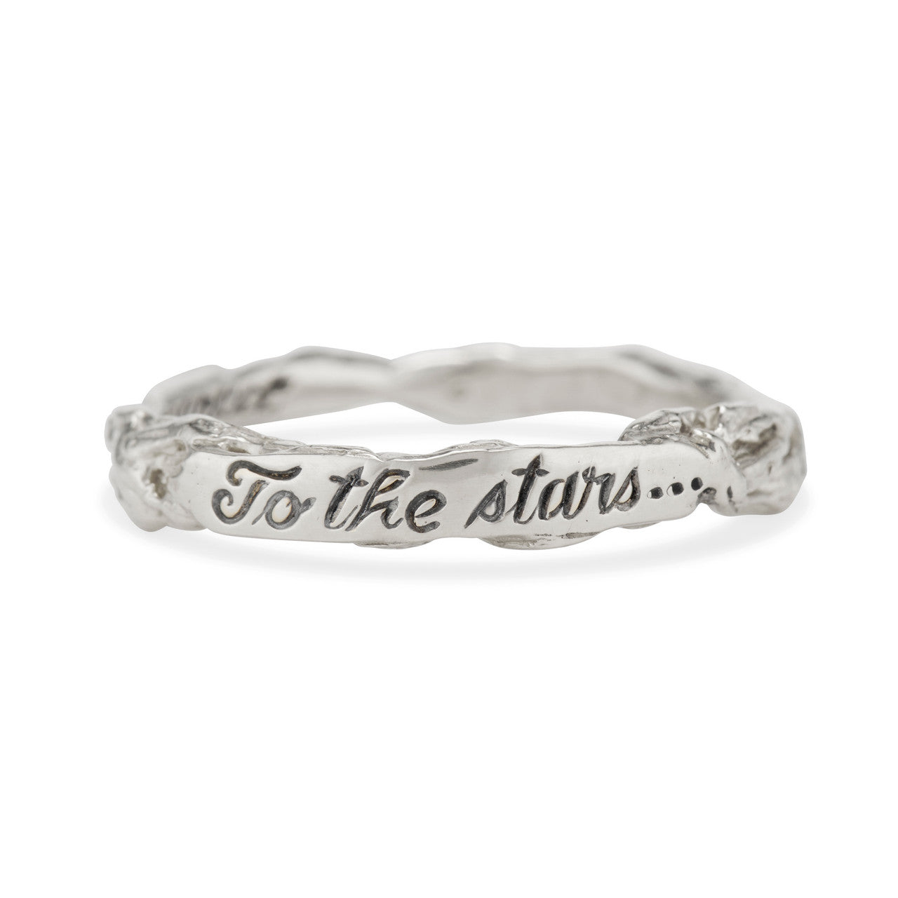 Sterling Silver To The Stars Band by Olivia Ewing Jewelry