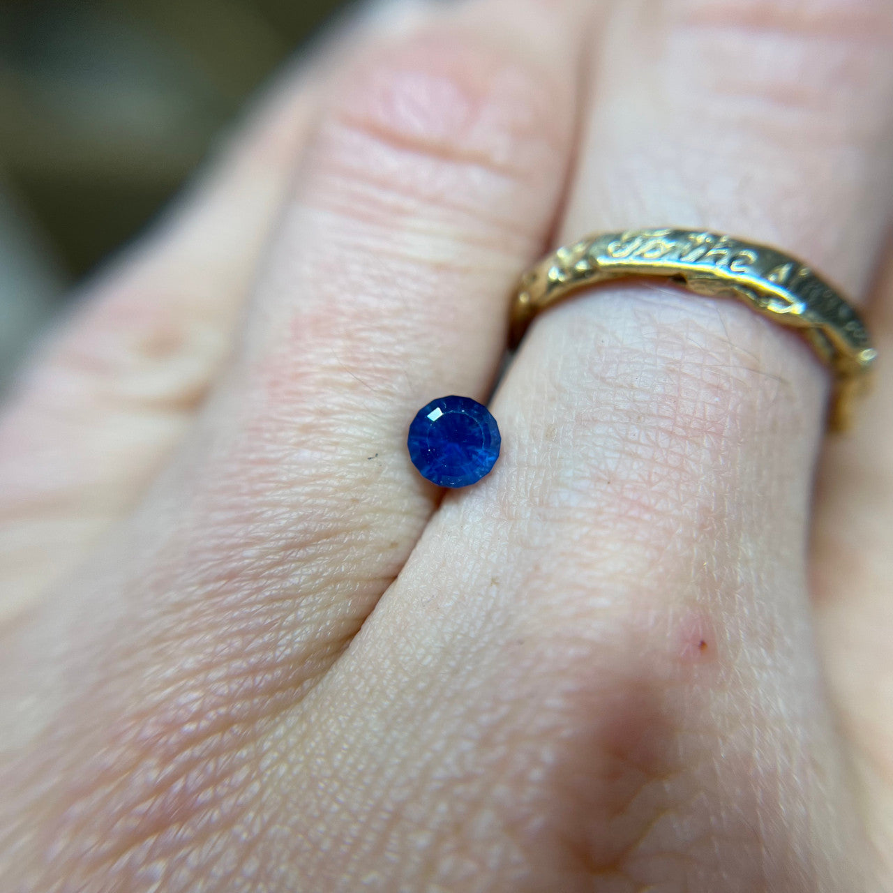 Royal Blue Sapphire Star Brite™ Cut by John Dyer