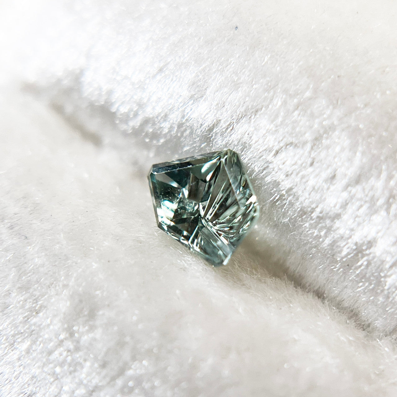 Teal Sapphire Freeform Dreamscape™ Cut by John Dyer