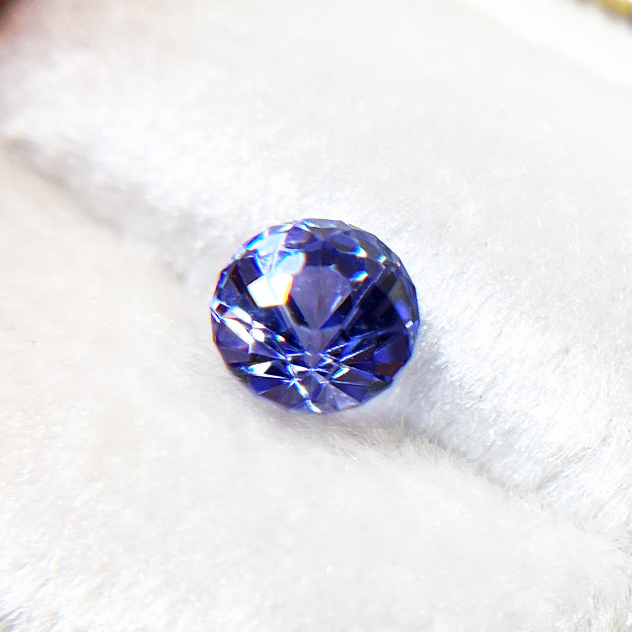 Tanzanite Round SunBurst™ Cut by John Dyer