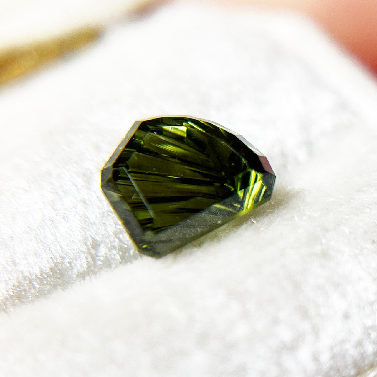 Green Tourmaline Freeform Dreamscape™ Cut by John Dyer