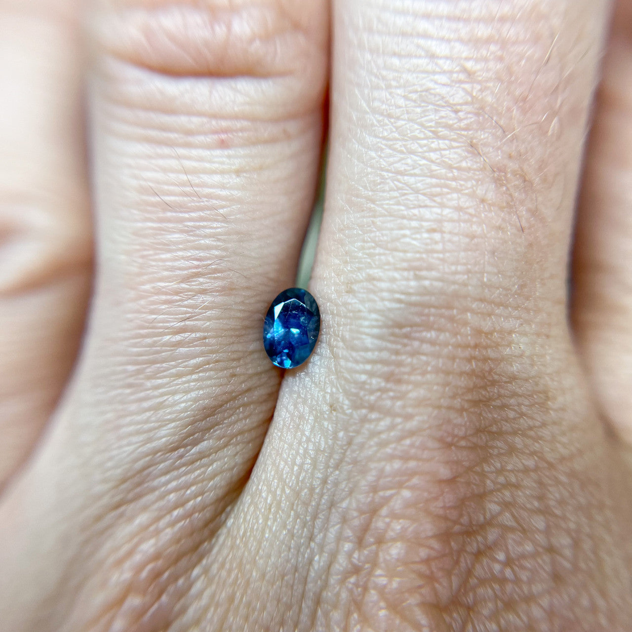 Oval Denim Blue Montana Sapphire