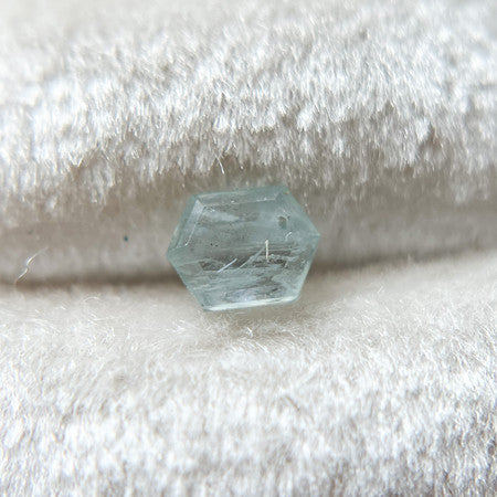 Minty Blue Hexagonal Cut Montana Sapphire