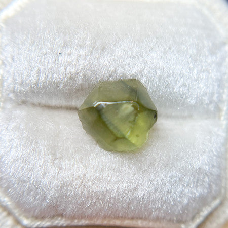 Organically Faceted Rough Australian Bright Green Sapphire