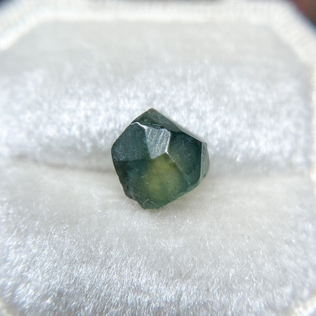 Organically Faceted Parti Color Green Blue Rough Australian Sapphire