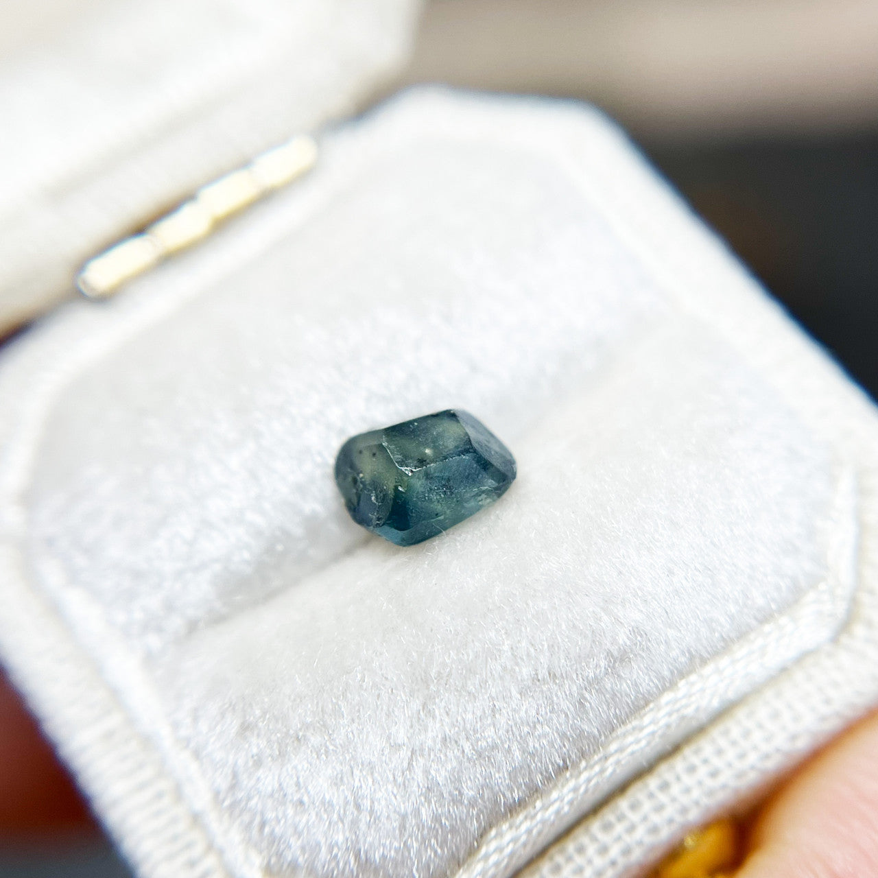 Organically Faceted Blue Montana Sapphire