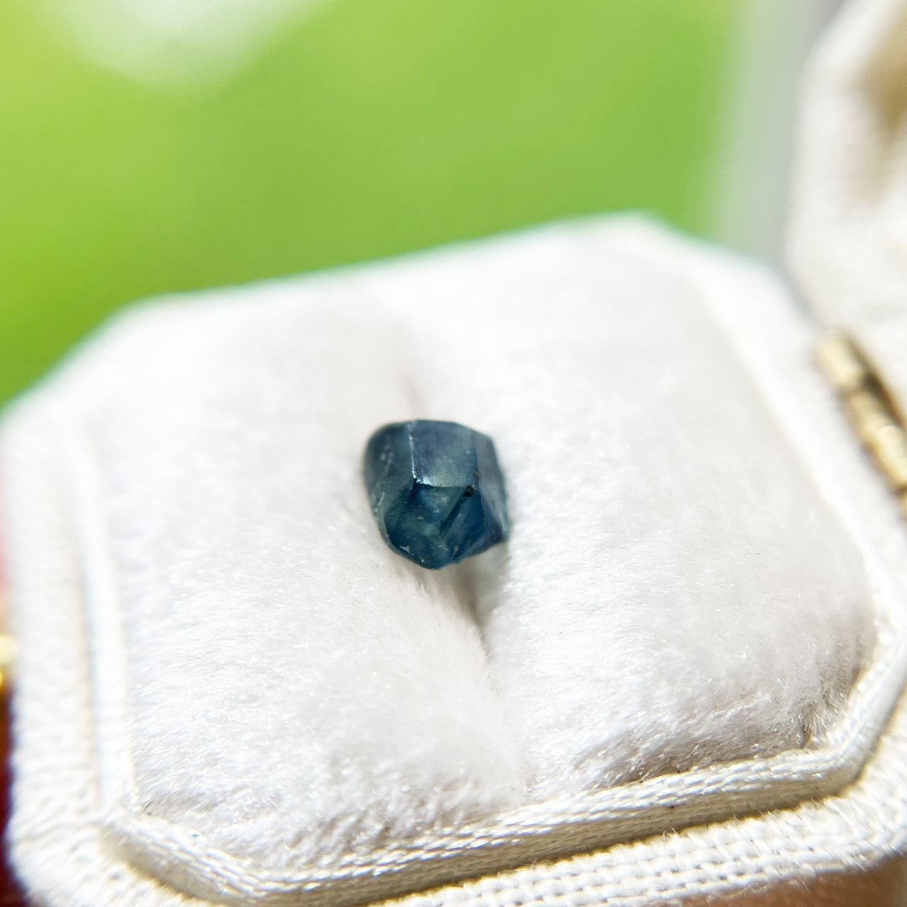 Organically Faceted Blue Montana Sapphire