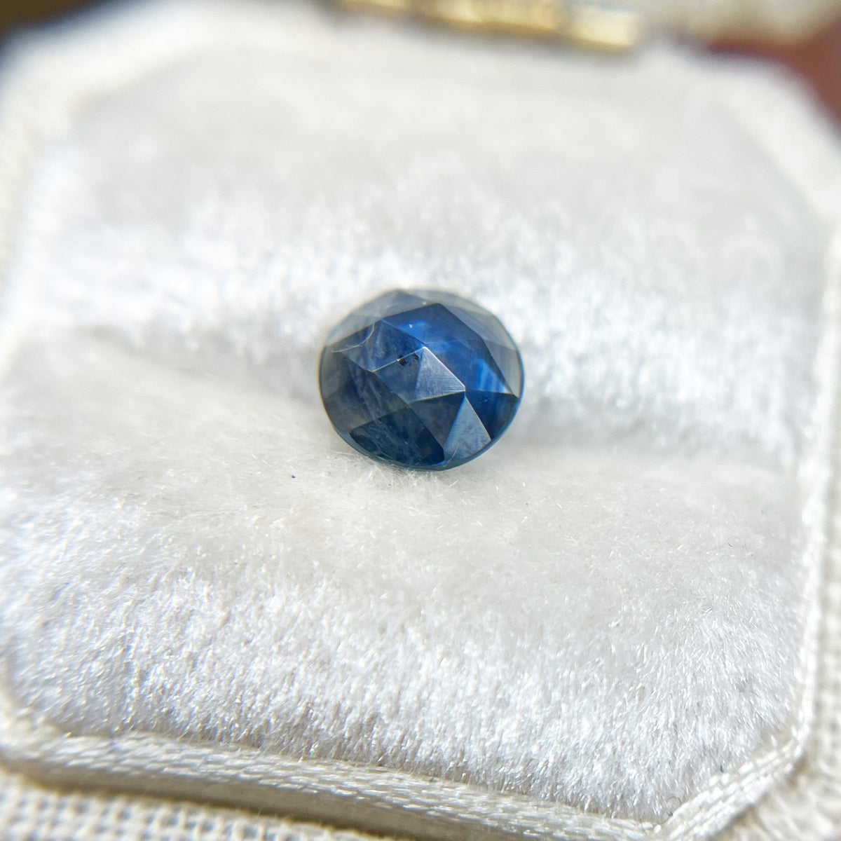 Vibrant Blue Rose Cut Montana Sapphire
