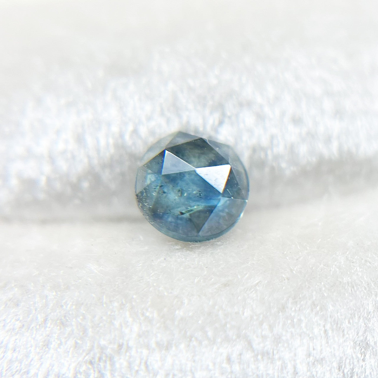 Teal Blue Rose Cut Montana Sapphire