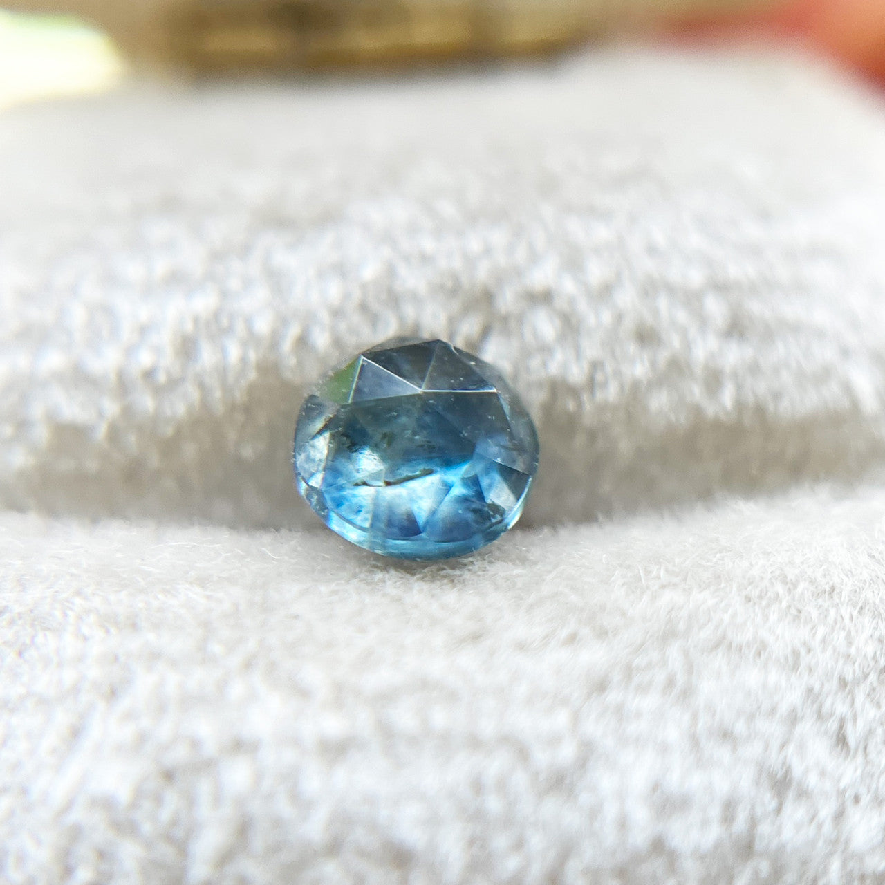 Teal Blue Rose Cut Montana Sapphire
