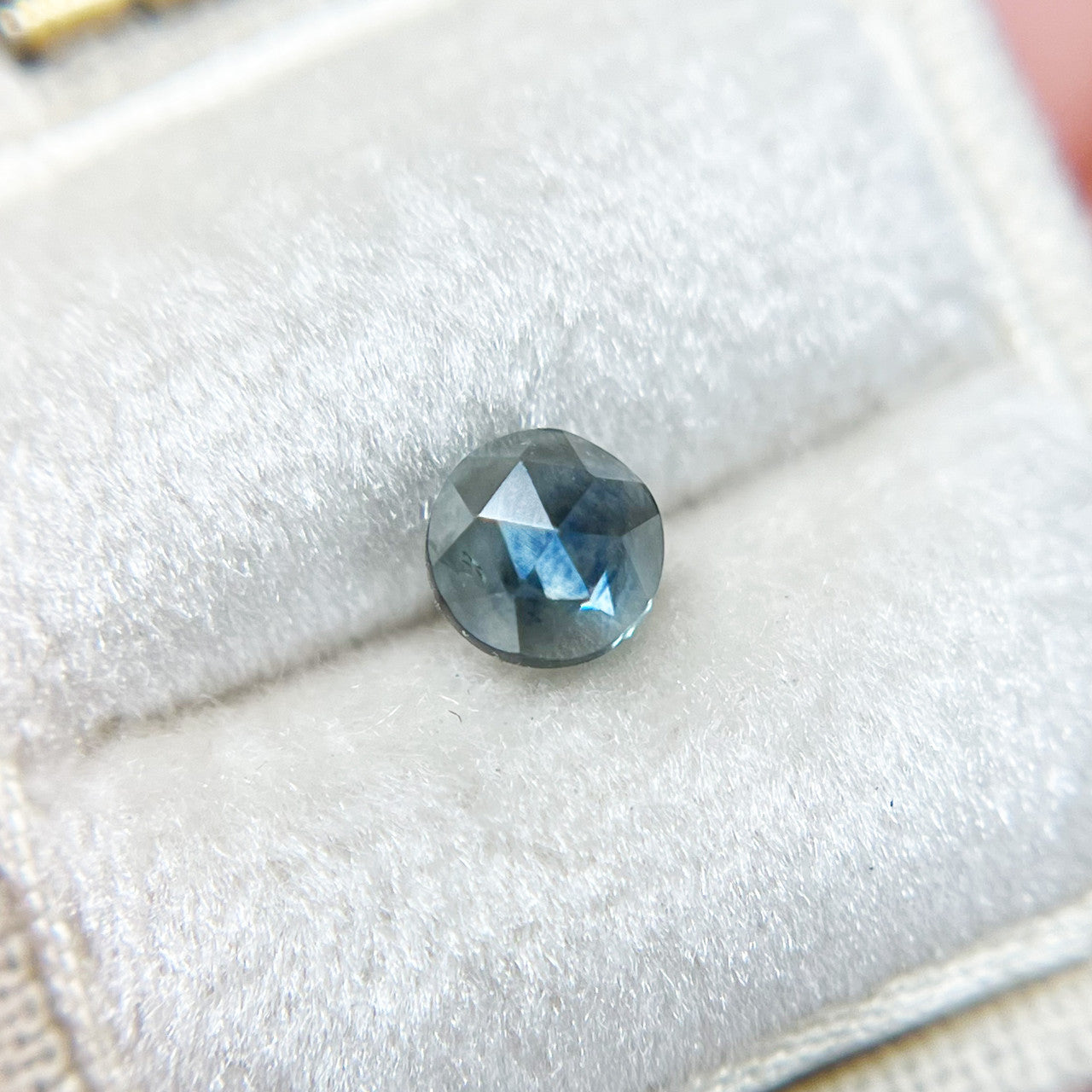Teal Rose Cut Montana Sapphire